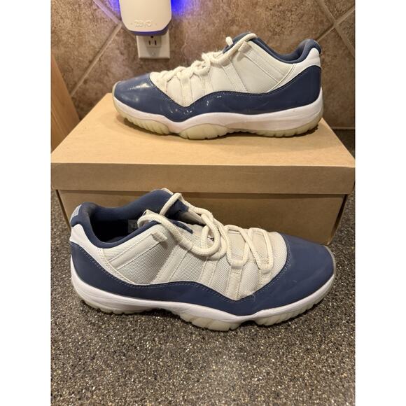 Size 10 Nike Air Jordan 11 Retro Low Diffused Blue FV5104-104 Replacement Box main image 5